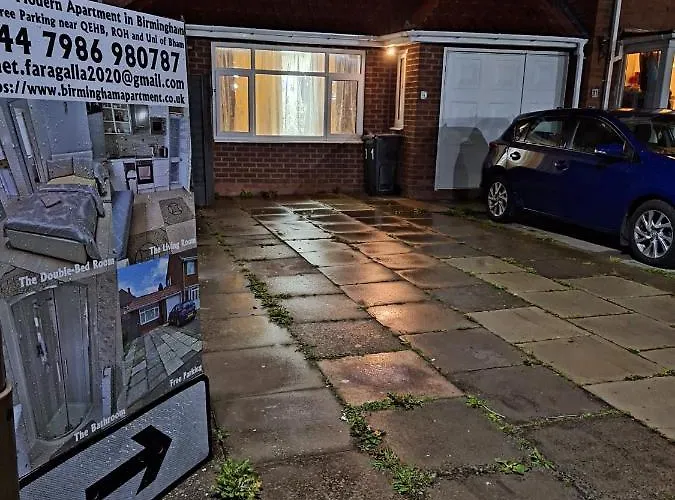 Luxury Apartment In Birmingham With Free Parking.